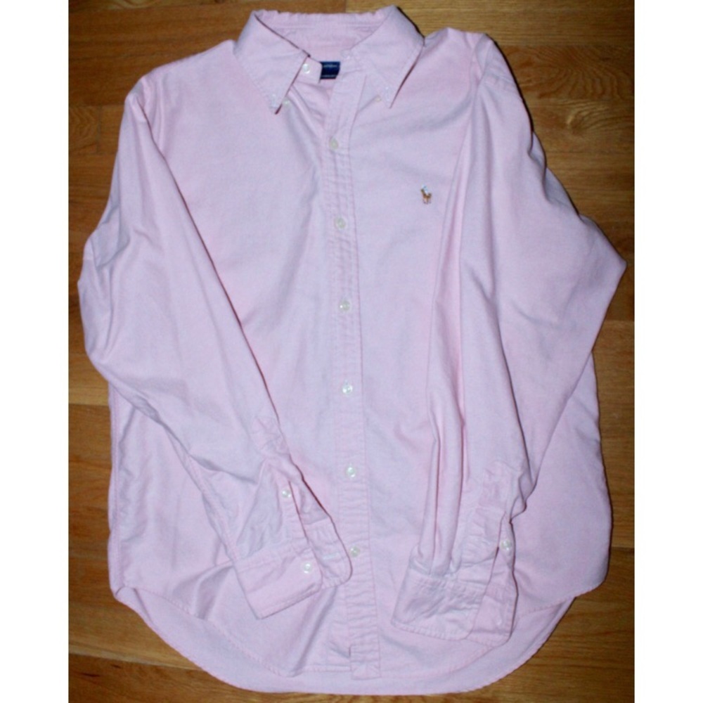 Ralph Lauren Sport pink collared button up